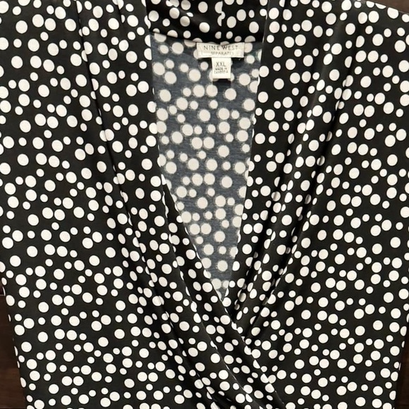 Nine West women’s polka dot blouse 2XL - Picture 4 of 4